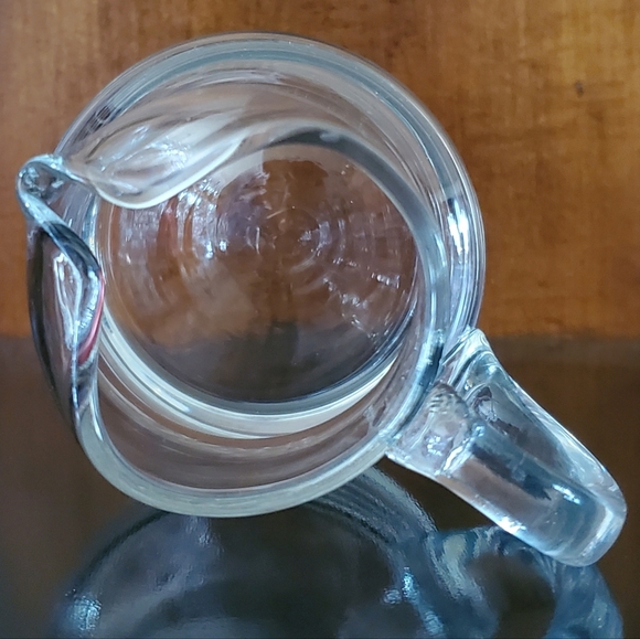 (ONLY SOLD IN BUNDLE of 2 ITEMS or More) 9oz Handcrafted Thick Glass Pitcher - Picture 6 of 8